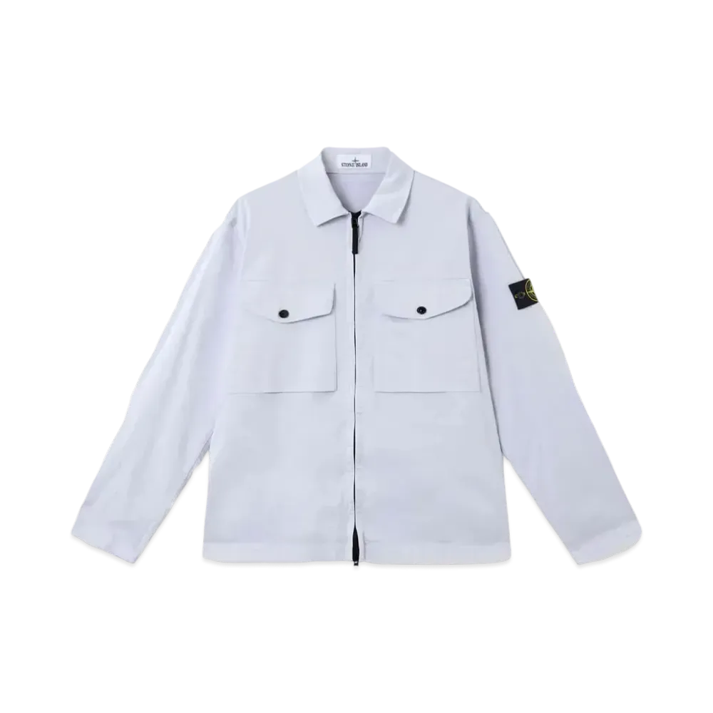 Stone Island 1200128 Organic Stretch Cotton Satin "Lilac"