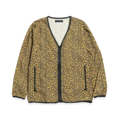 NEEDLES W.U. Piping V Neck Jacket - Poly Ripstop / Pt. "Paisley"