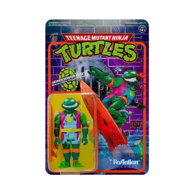 Super7 Teenage Mutant Ninja Turtles "Sewer Surfer Michelangel"