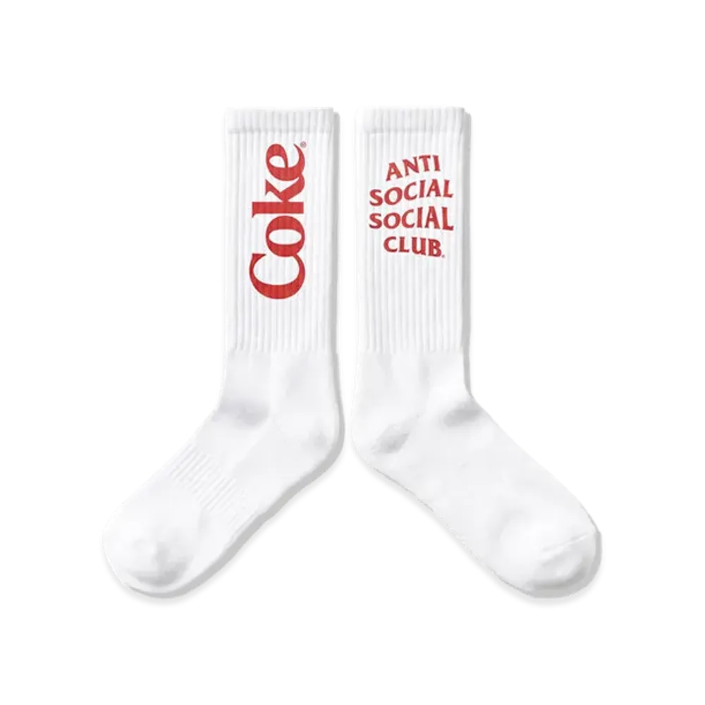 ANTI SOCIAL SOCIAL CLUB x Coca-Cola Coke Socks "Red"