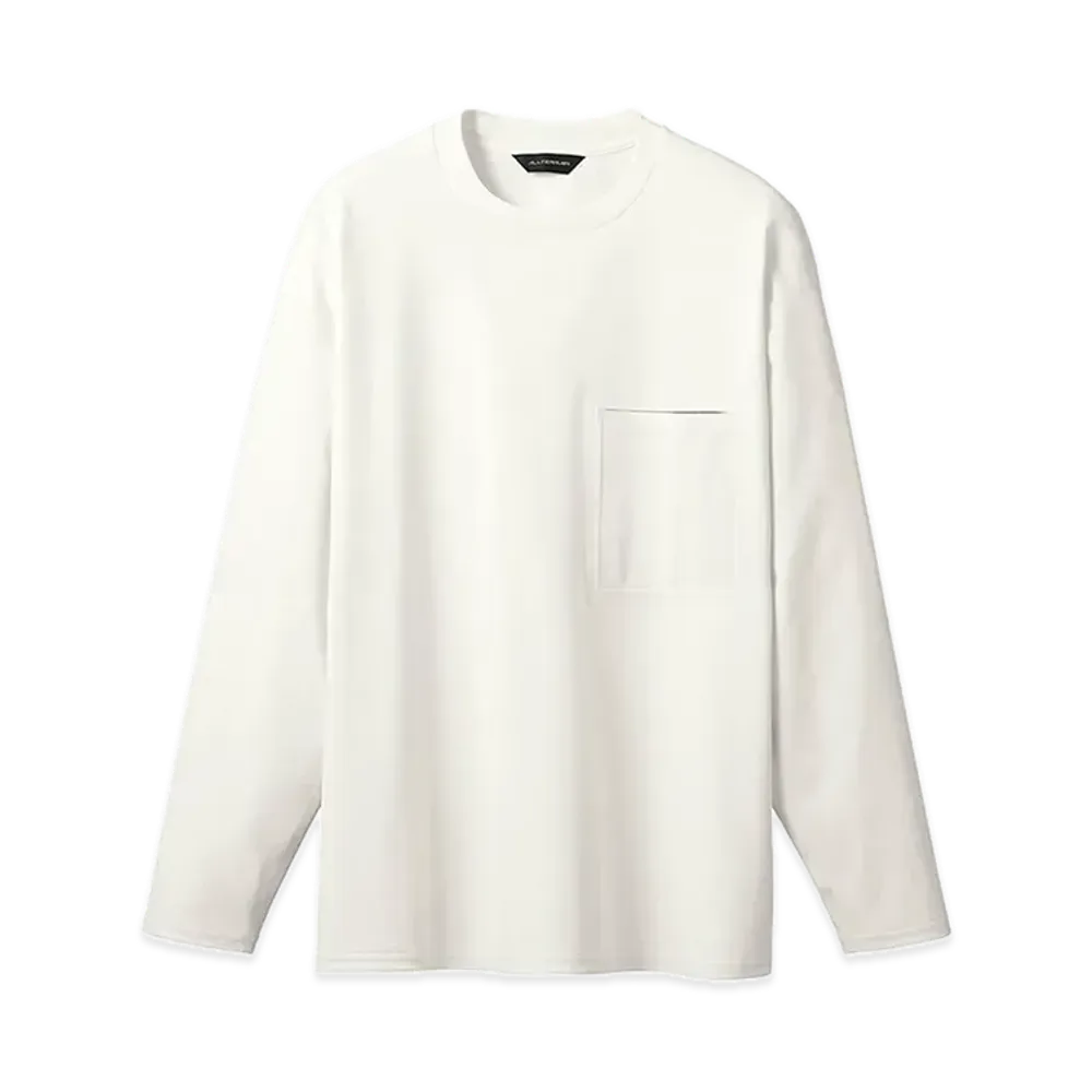 DESCENTE ALLTERRAIN Seamless Long Sleeve T-Shirt "White"