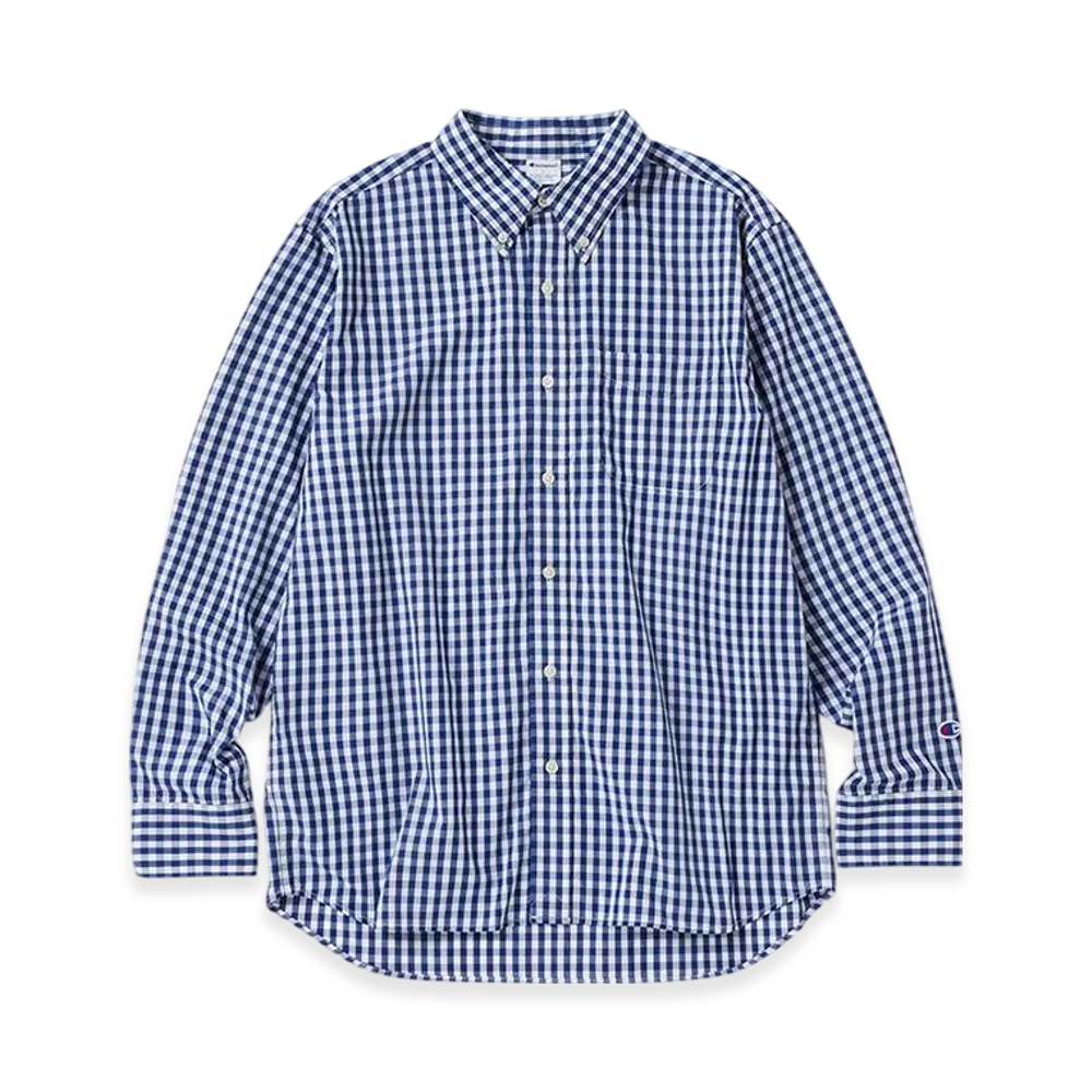 Champion Button Down Shirt 24FW "Navy"