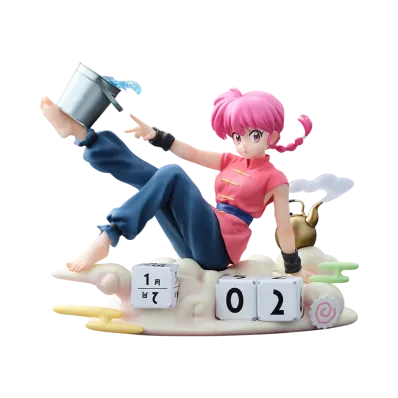BANDAI "Ichiban Kuji" -TV Anime "Ranma 1/2" 2nd Edition- A Prize Ranma Perpetual Calendar Figure
