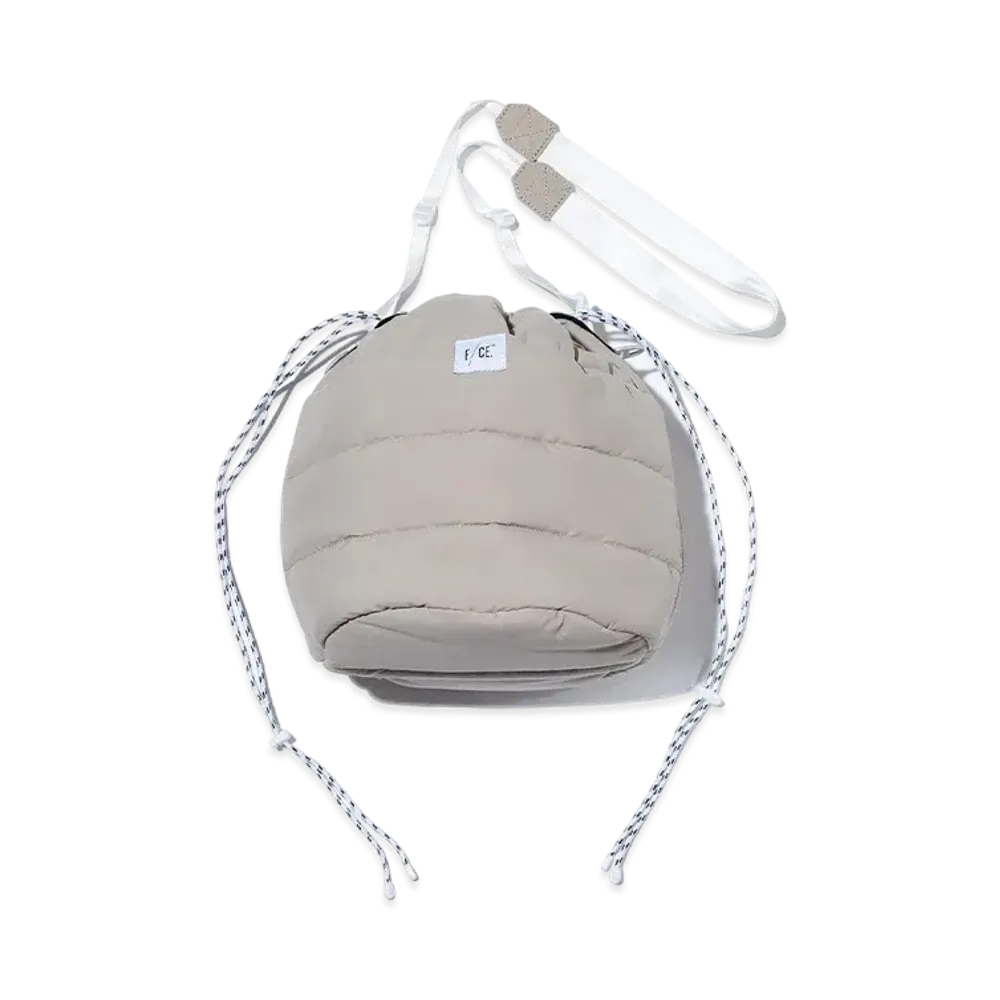 F/CE. Padding Drawstring Bag "Beige"