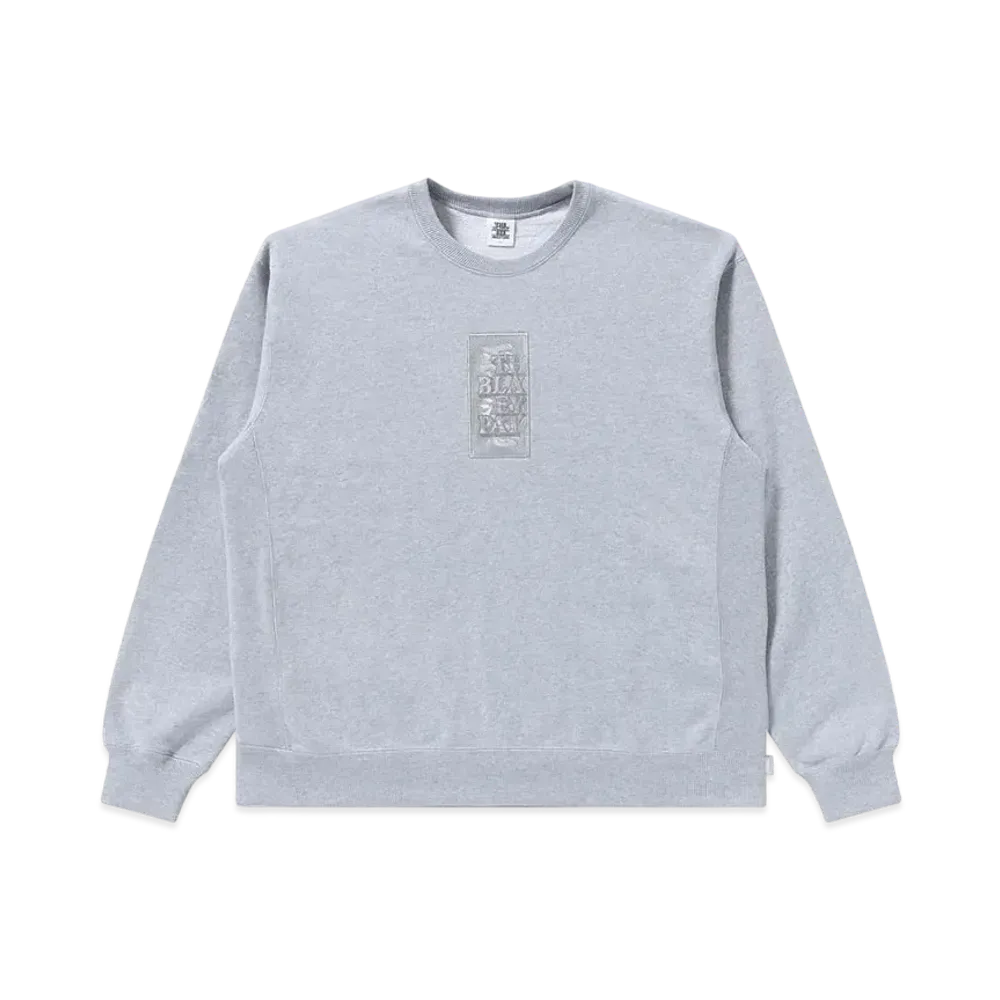 BlackEyePatch HWC Same Colored Crew Sweat "Heather Gray"