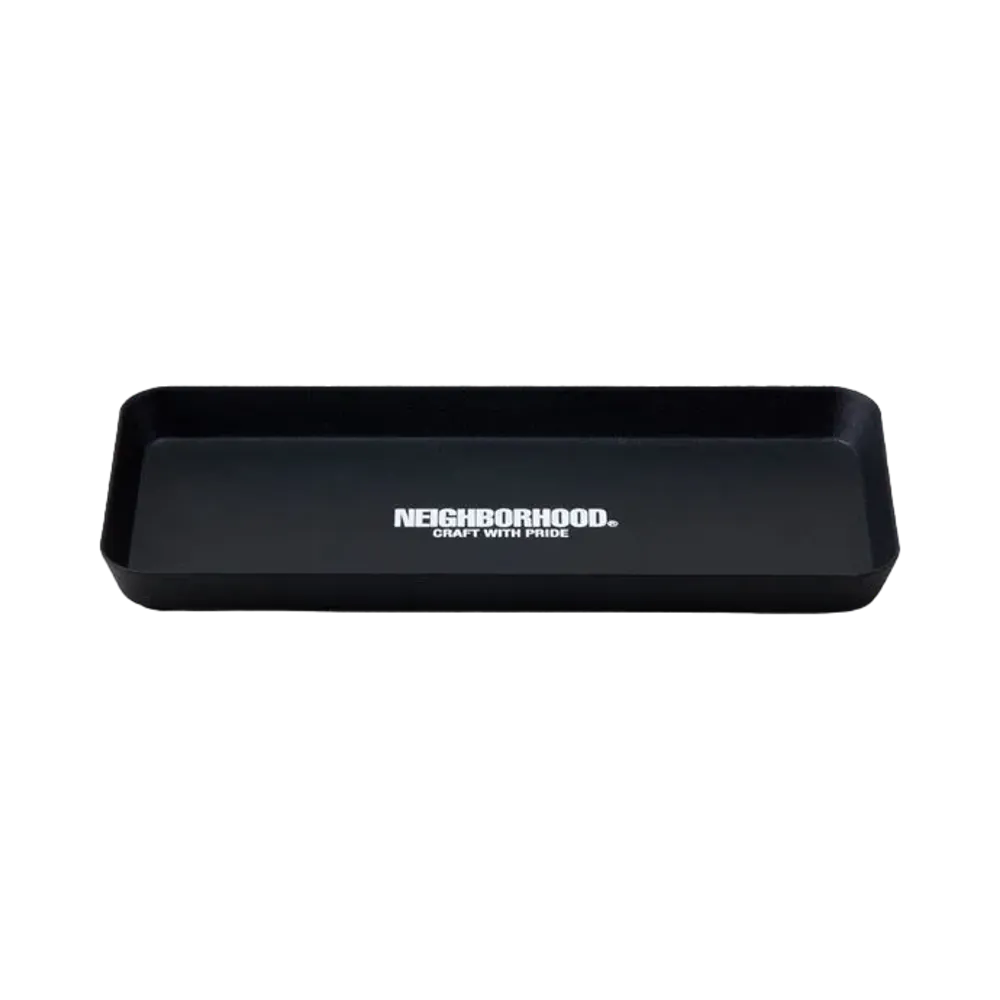 NEIGHBORHOOD Logo Steel Tray "Black"