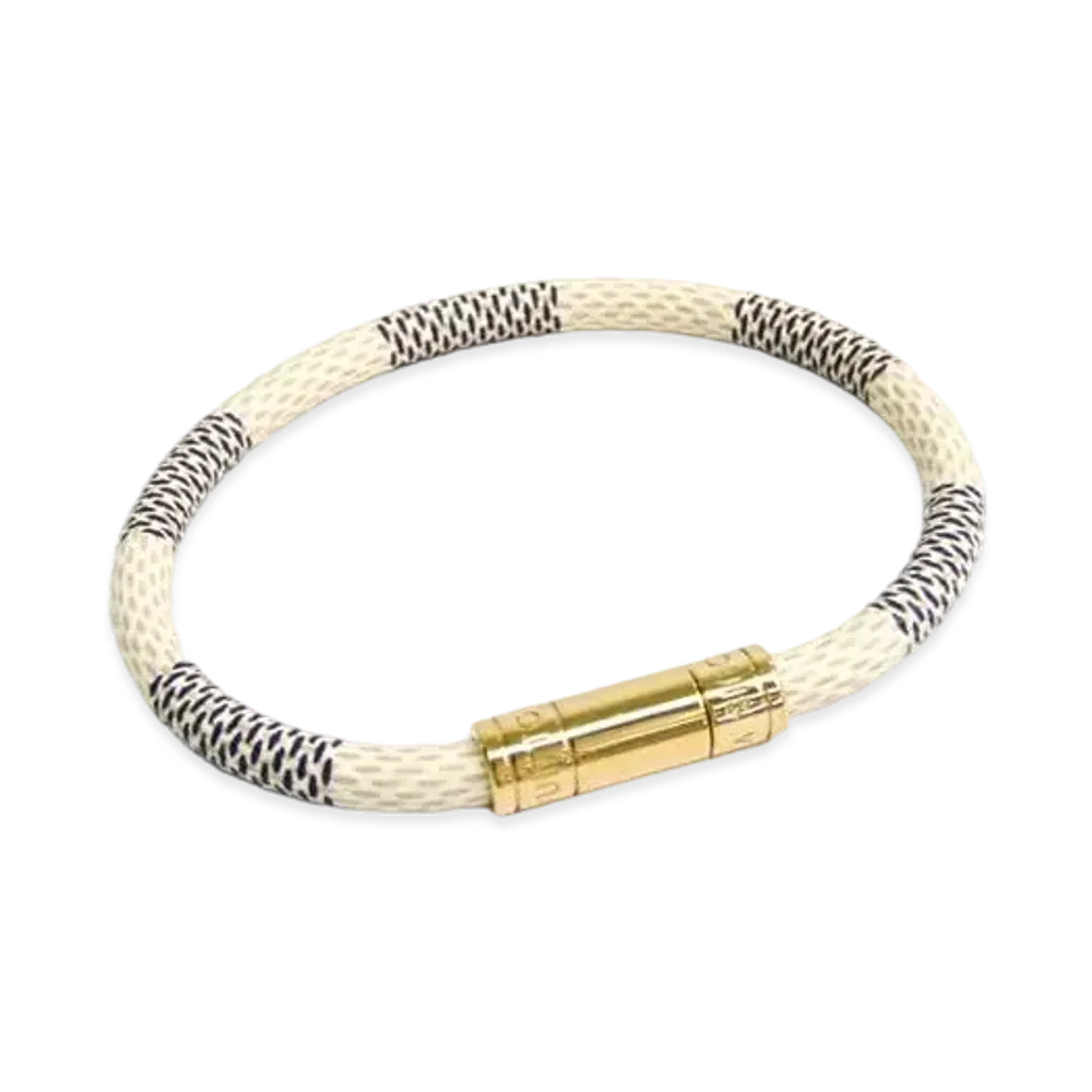 Louis Vuitton Keep It Bracelet Damier Azur