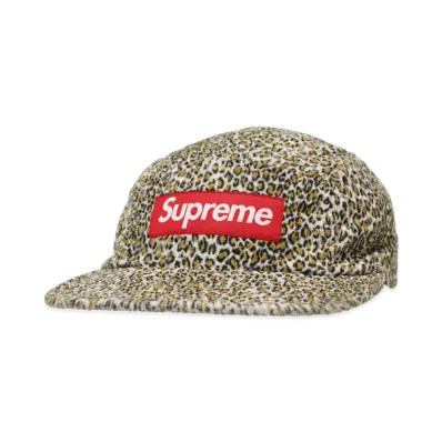 Supreme Corduroy Camp Cap "Leopard"