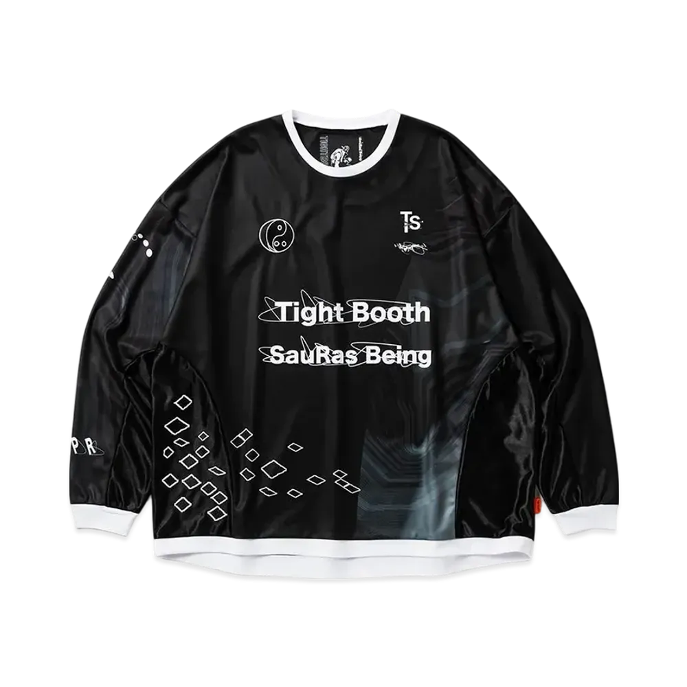 TIGHTBOOTH x Sauras Being L/S Soccer Jersey "Black"
