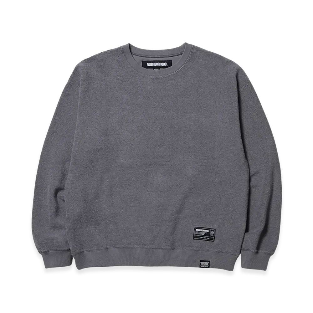 NEIGHBORHOOD Reversible Sweat Shirt LS "Gray"