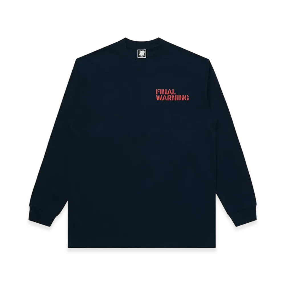 UNDEFEATED UACTP Final Warning L/S Tee "Navy"