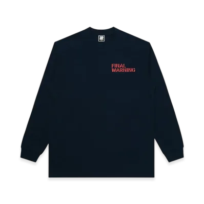 UNDEFEATED UACTP Final Warning L/S Tee "Navy"