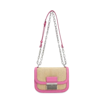 CHARLES & KEITH Charlotte Chain Handle Bag "Pink"