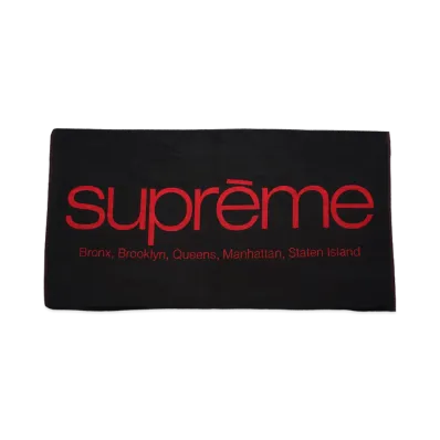 Supreme Five Boroughs Towel "Black"