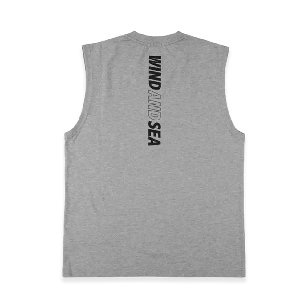WIND AND SEA Tech No Sleeve Tee "Gray"