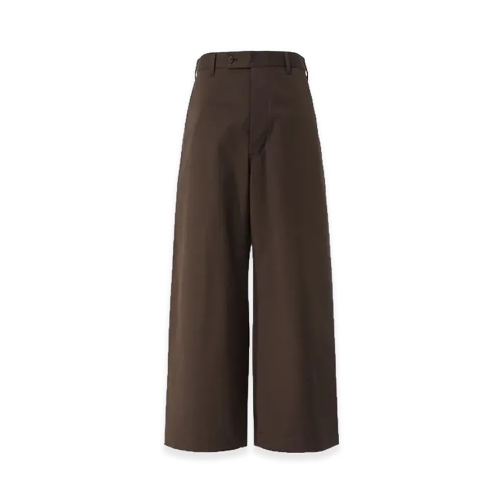 COMME des GARCONS HOMME Yarn-Dyed Cotton Serge Pants "Dark Brown"