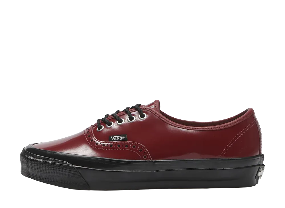 OTWバイバンズ オーセンティック44 サイプド ビブラム "グロスレザーブローグボルドー"