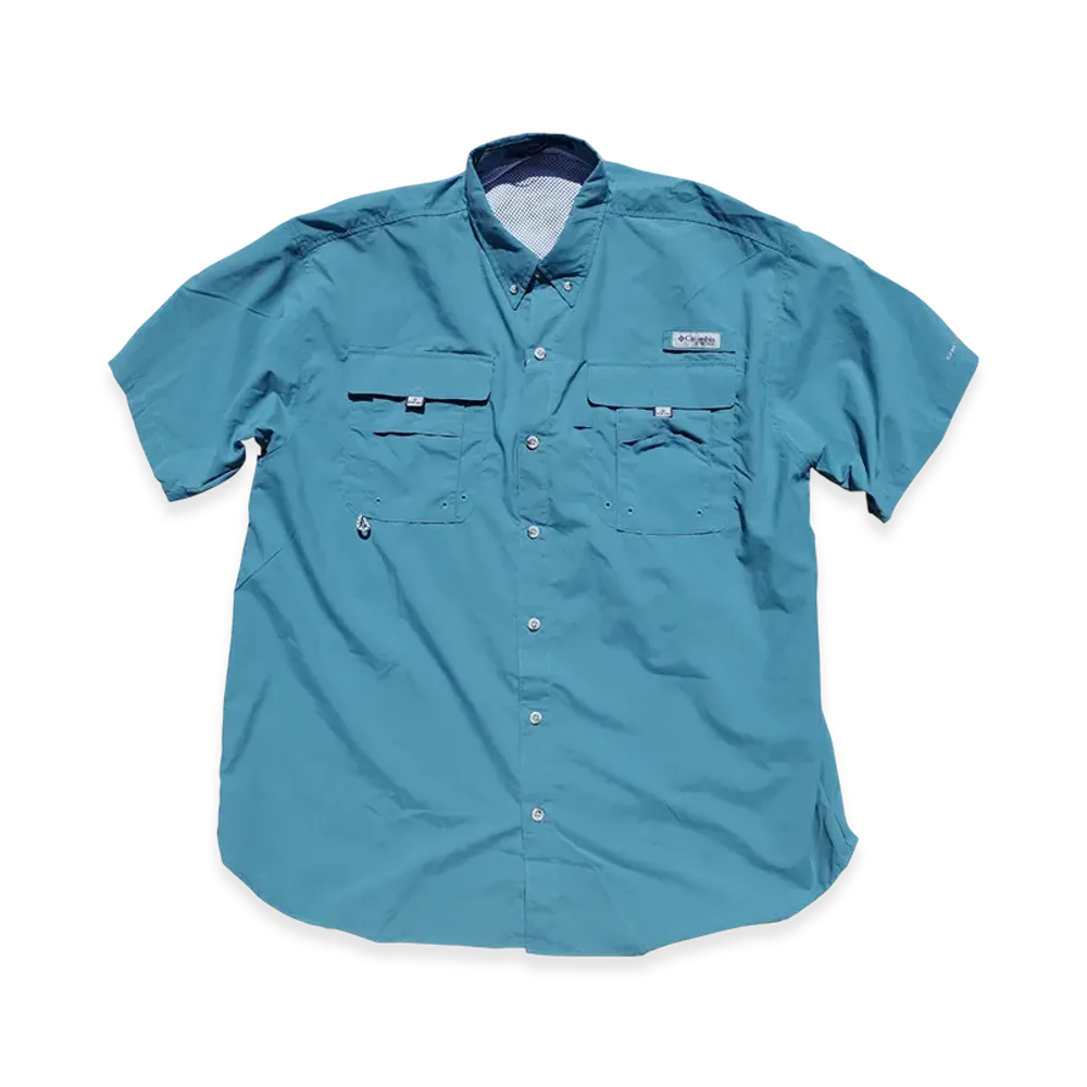 Columbia Bahama Ii S/S Shirt "Blue"