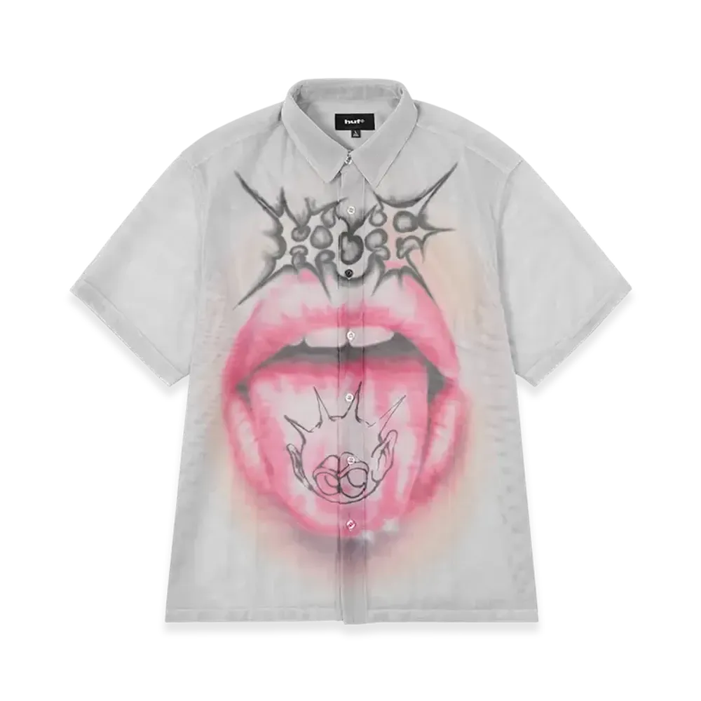 HUF x RYOTA DAIMON For Huf Mesh Shirt "Light Gray"