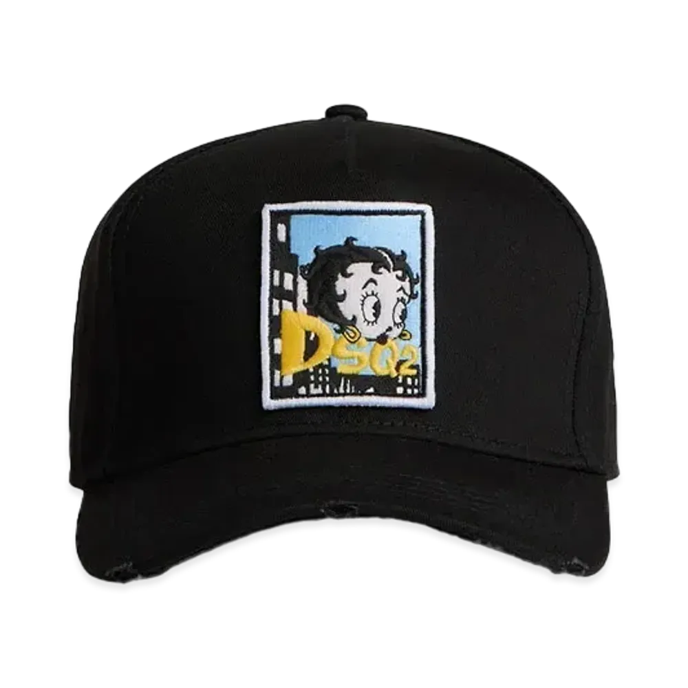 Dsquared2 Betty Boop Baseball Cap #1 "Black"