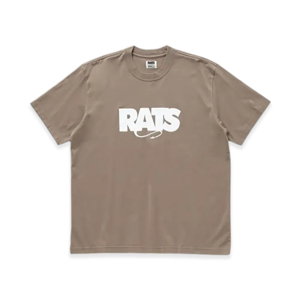 RATS Box Logo Tee "Khaki"