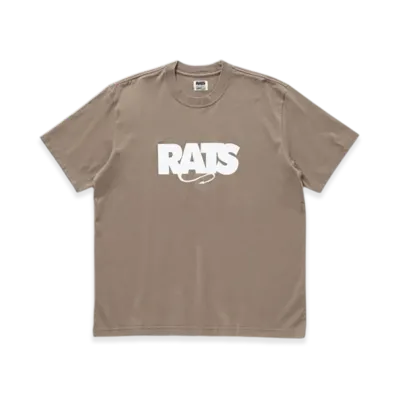 RATS Box Logo Tee "Khaki"