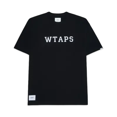 WTAPS Academy / SS / Cotton. College "Black"