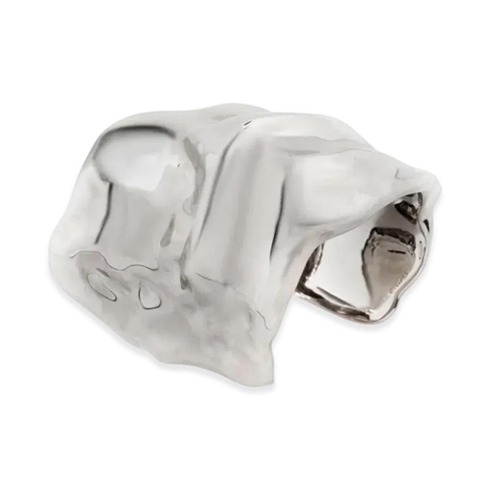 DRIES VAN NOTEN Women's Anatomic Cuff Bracelet "Silver"