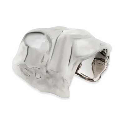 DRIES VAN NOTEN Women's Anatomic Cuff Bracelet "Silver"