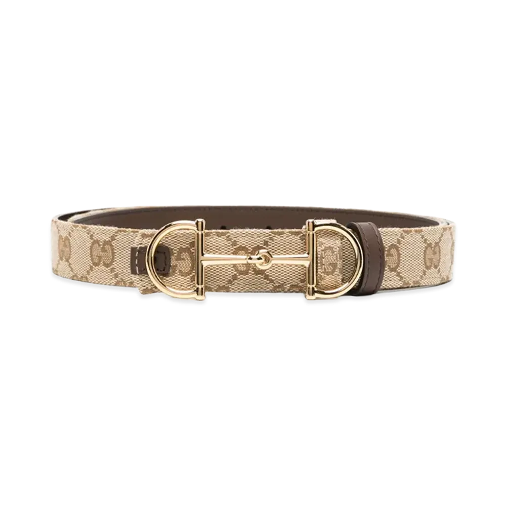 GUCCI Women's Belts "Beige/Brown"