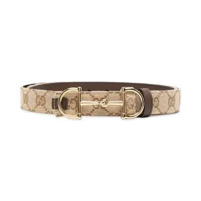 GUCCI Women's Belts "Beige/Brown"
