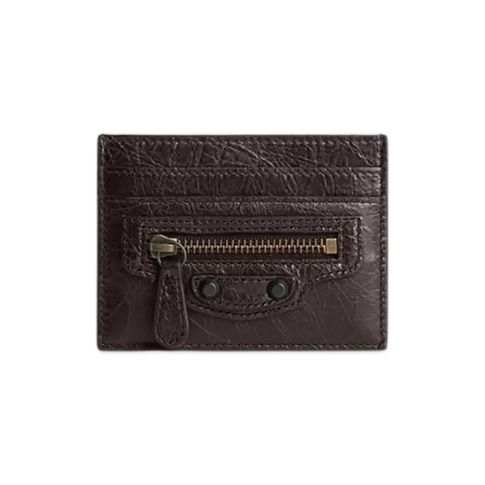 BALENCIAGA Le City Card Holder "Brown"