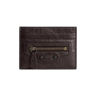 BALENCIAGA Le City Card Holder "Brown"