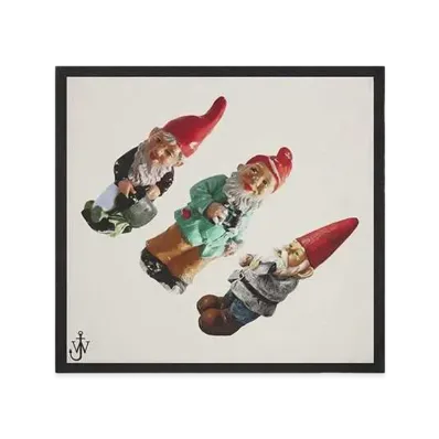 JW ANDERSON GNOME Silk Scarf #1 "Off White/Black"