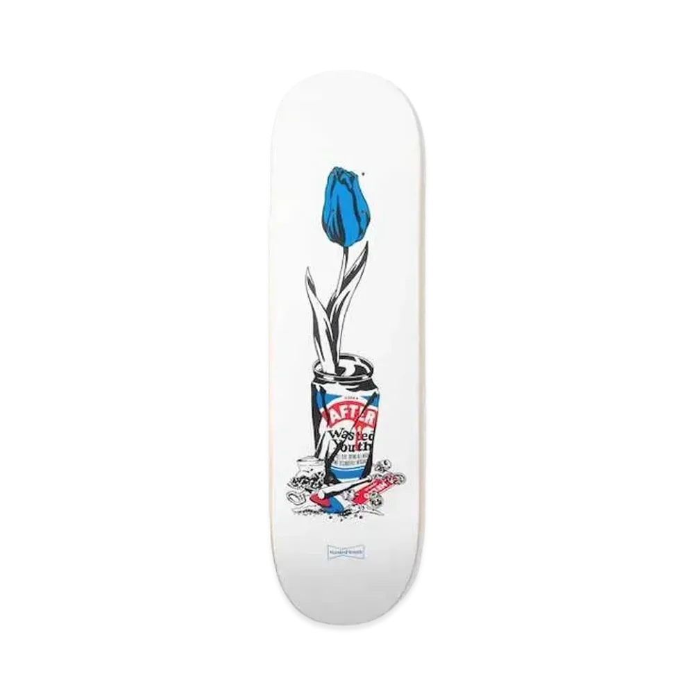 Wasted Youth Afterbase SKATEBOARD "White" / VERDY