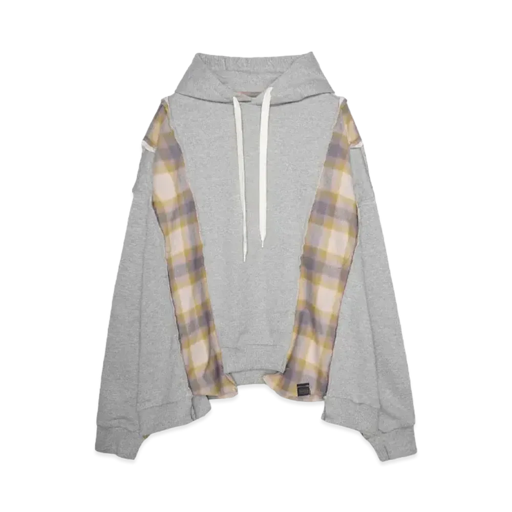 PENDLETON x DISCOVEREDMIX WIDE SWEAT PARKA "GRAY"