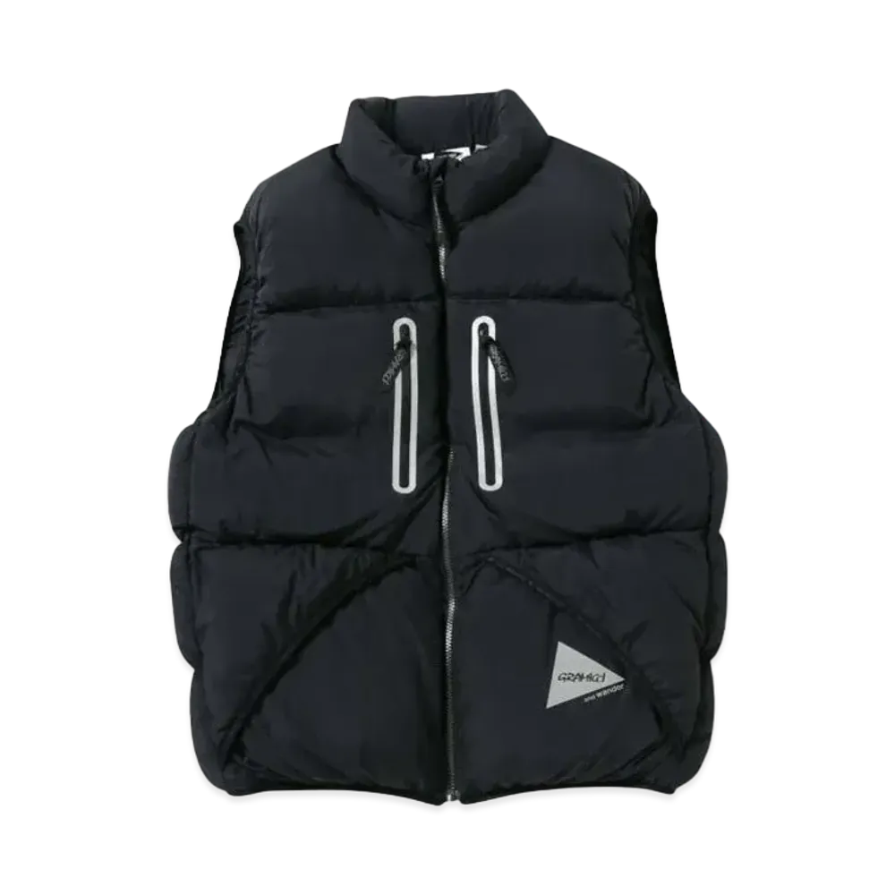 GRAMICCI x and wander Down Vest (Men's) "Black"