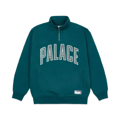 PALACE 1/4 ZIP FUNNEL "Green"