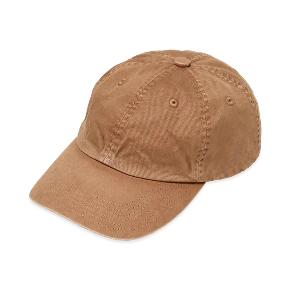 AURALEE Product Dyed Finx Chino Cap Made By Kijimatakayuki "Light Brown"
