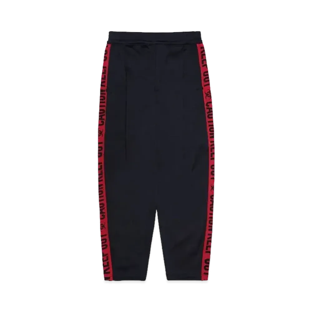 beauty:beast SAROUEL SKINNY ”CAUTION KEEP OUT” TRACK PT "BLACK"