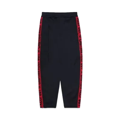 beauty:beast SAROUEL SKINNY ”CAUTION KEEP OUT” TRACK PT "BLACK"