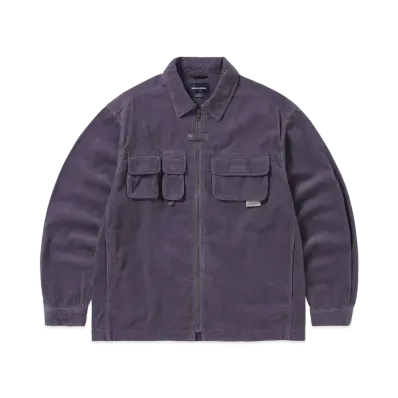 thisisneverthat Corduroy Utility Shirt "Purple"