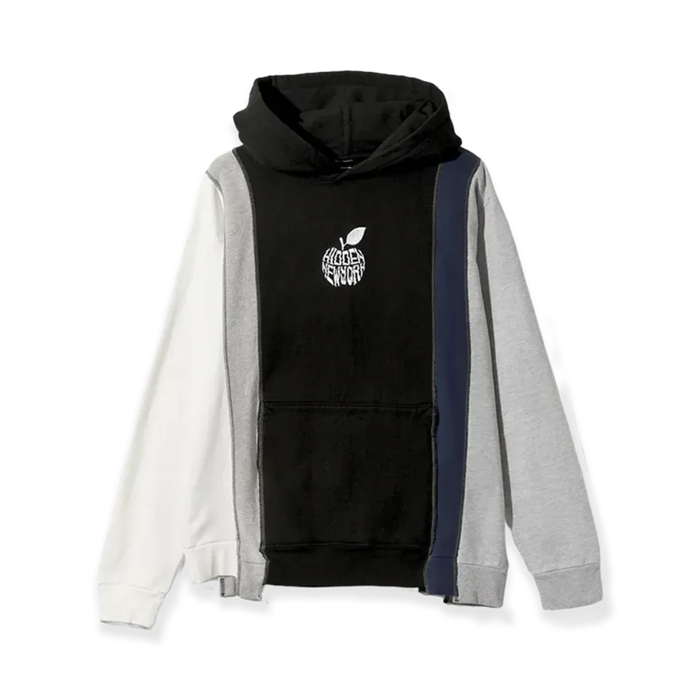 NEEDLES x Hidden 5 Cuts Hoodie "Black/Off White/Grey"