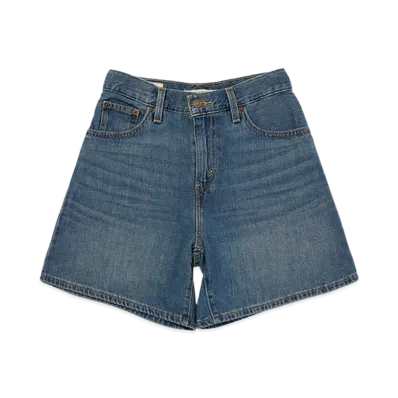 Levi's High Baggy Short Jeans "Medium Indigo"