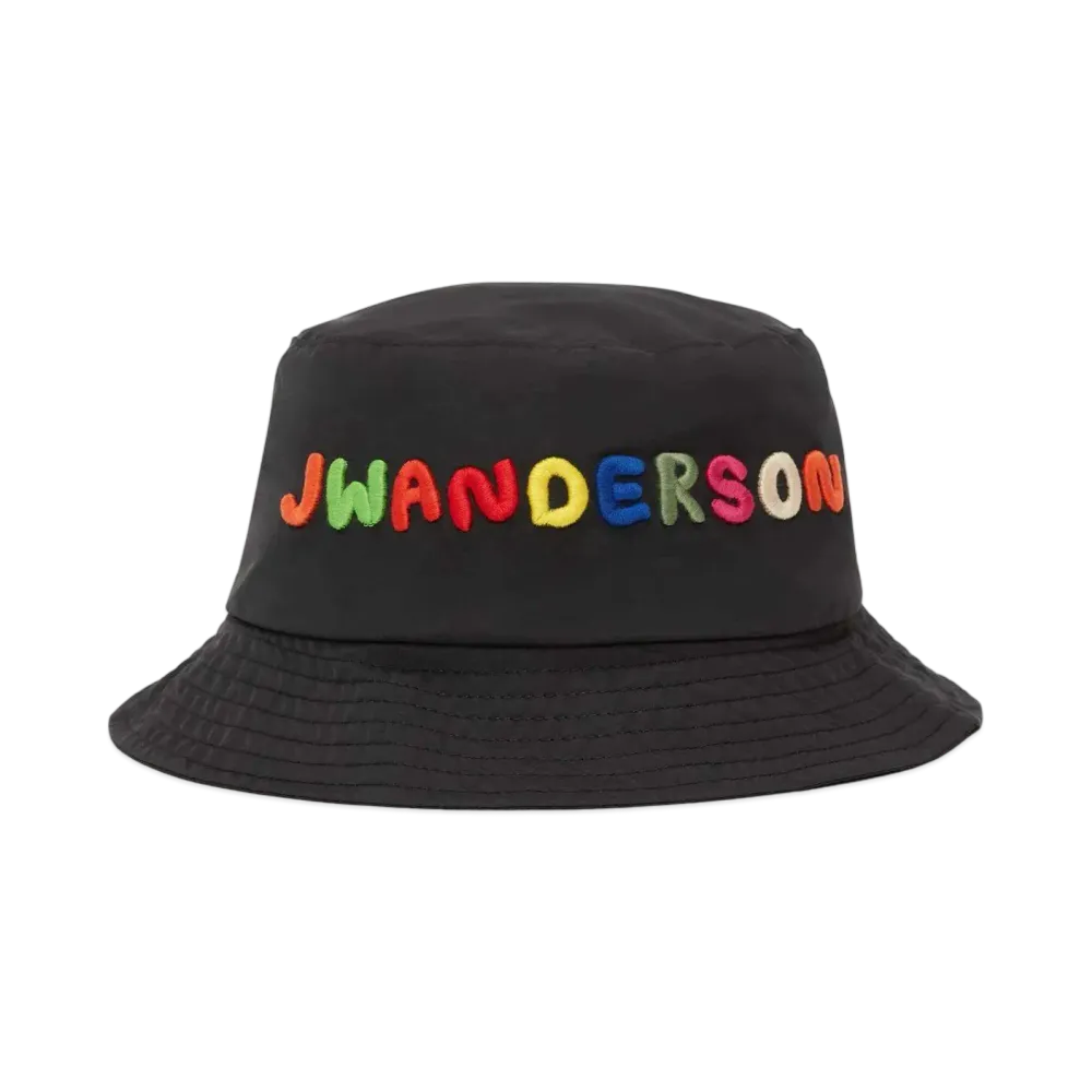 JW ANDERSON Logo Bucket Hat "Black"