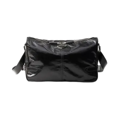 PRADA Leather Shoulder Bag "Black"
