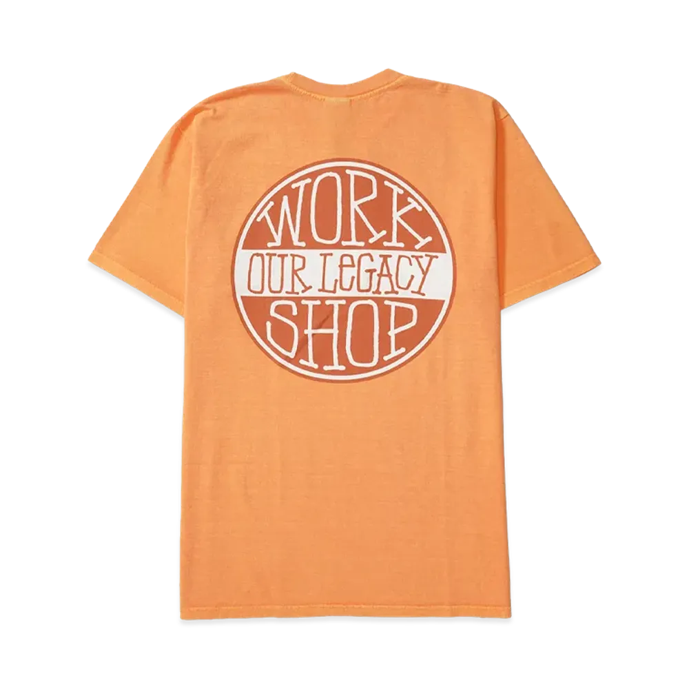 Stussy x Our Legacy Dot Pigment Dyed Tee "Orange"