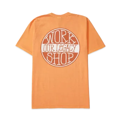Stussy x Our Legacy Dot Pigment Dyed Tee "Orange"
