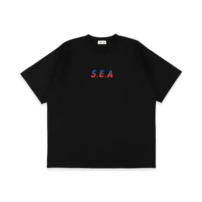 WIND AND SEA Brushed S.E.A Tee "Black"