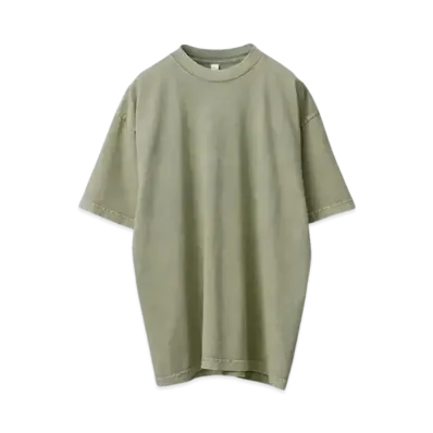 Los Angeles Apparel Garment Dye Short Sleeve Crew Neck T-shirt Mineral Wash "Matcha"